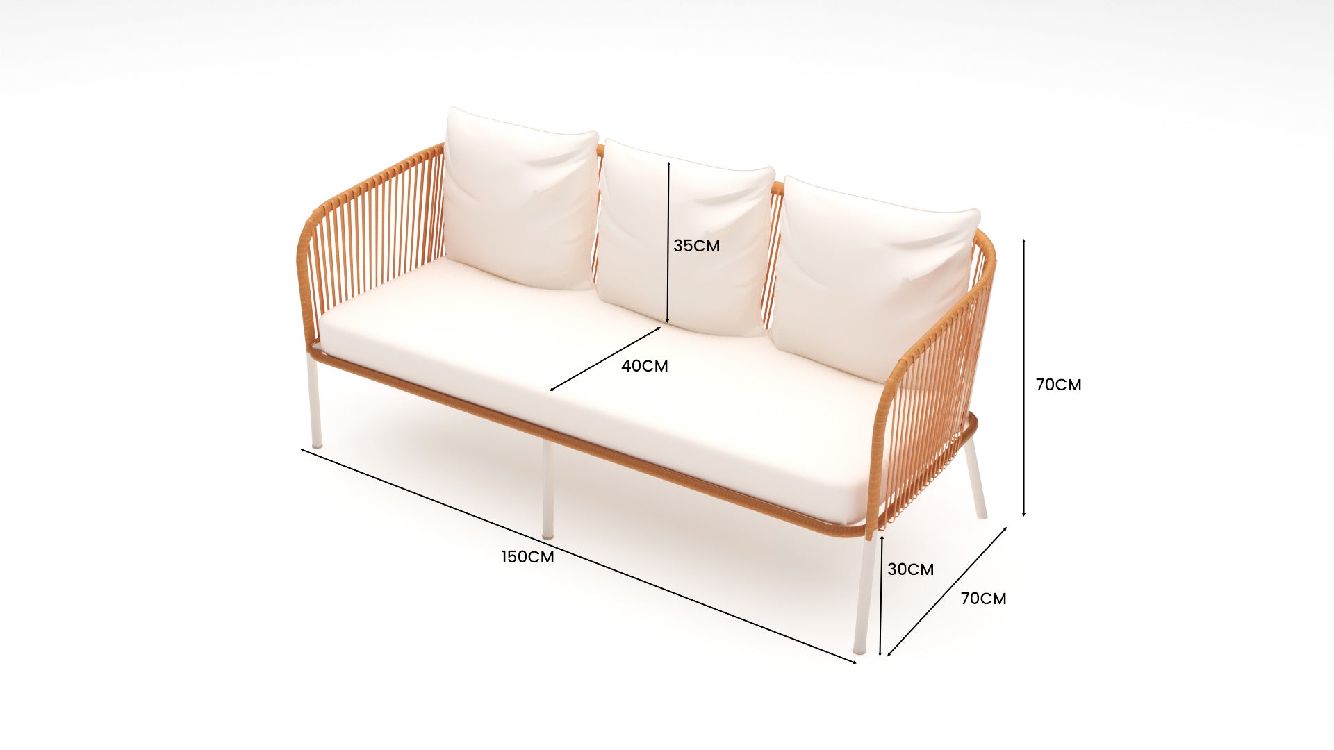 Abel Three Seater