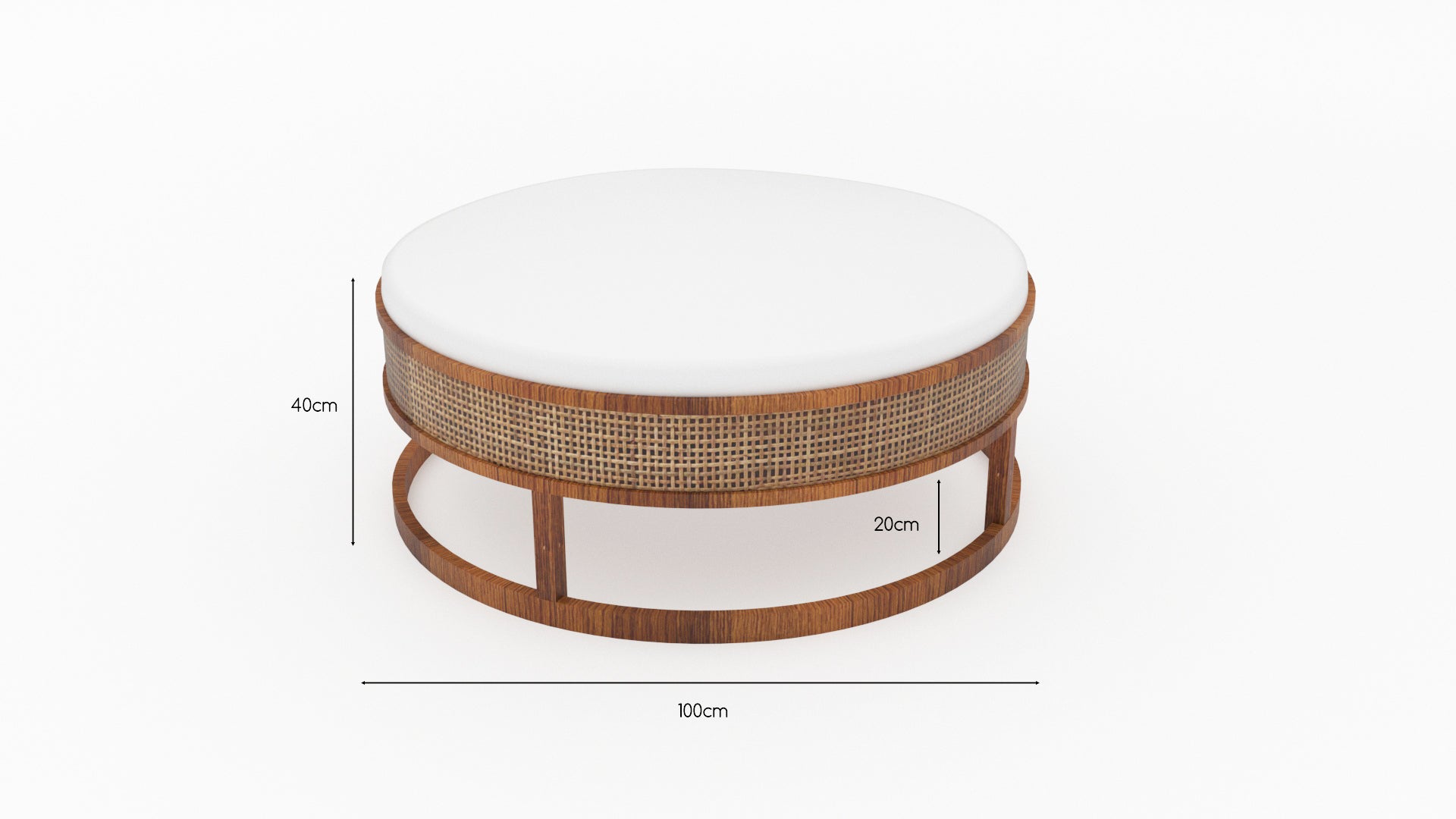 Como Round Ottoman